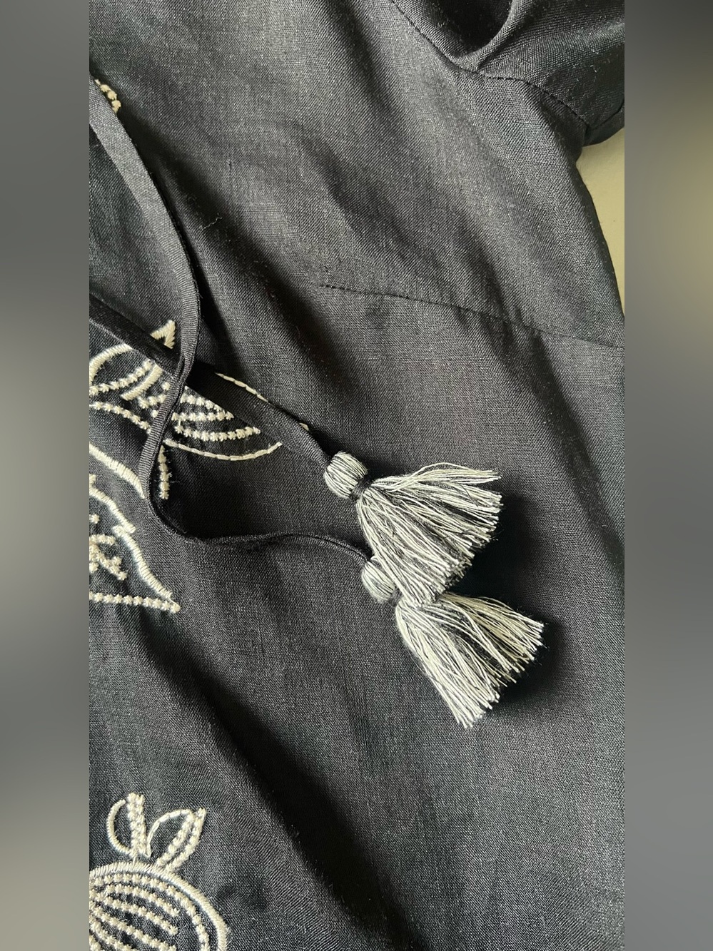 Johnny Was Kimono Sleeve Relaxed Dress Embroidered L - Picture 10 of 16